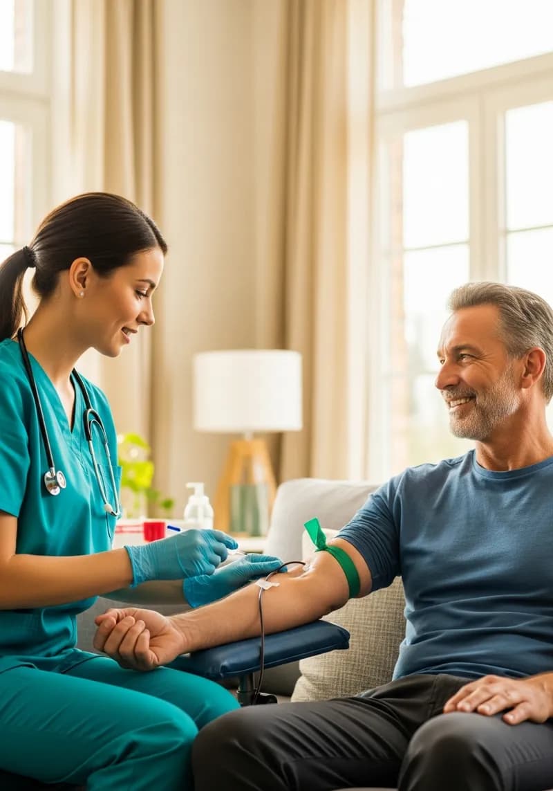Mobile phlebotomy visit in Fort Lauderdale